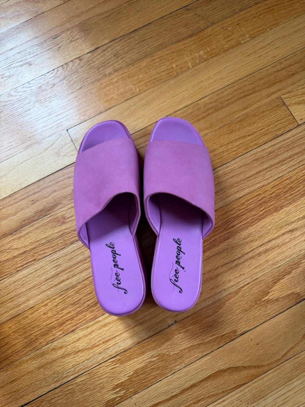 Free People Lavender Slide Sandals